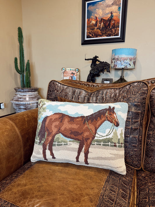 The Horse Hook Pillow