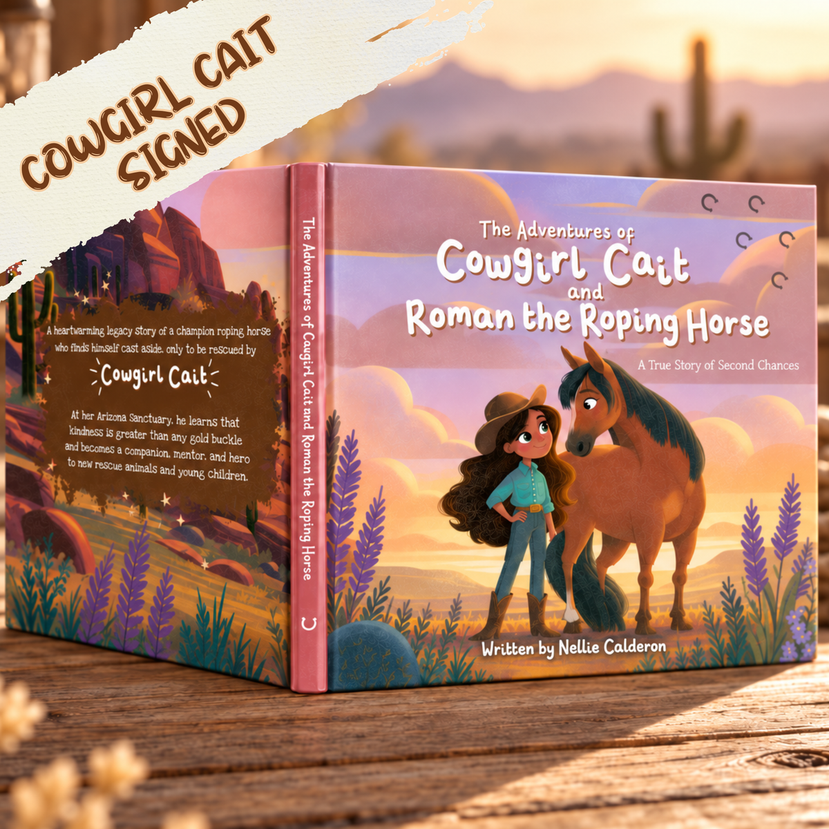 The Adventures of Cowgirl Cait and Roman the Roping Horse - Signed Cowgirl Cait Edition (Pre-Order)