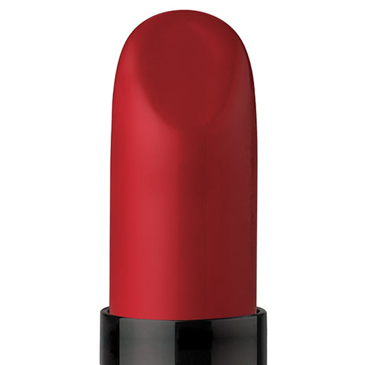 Hello Biscuit Beauty Kiss This bright red crème lipstick with a smooth, hydrating finish and full coverage.